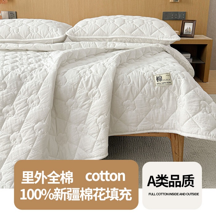 New Class a Antibacterial Naked Sleeping Grade 100% Cotton Quilted Soft Mattress Cotton Mattress Single and Double Student Mattress