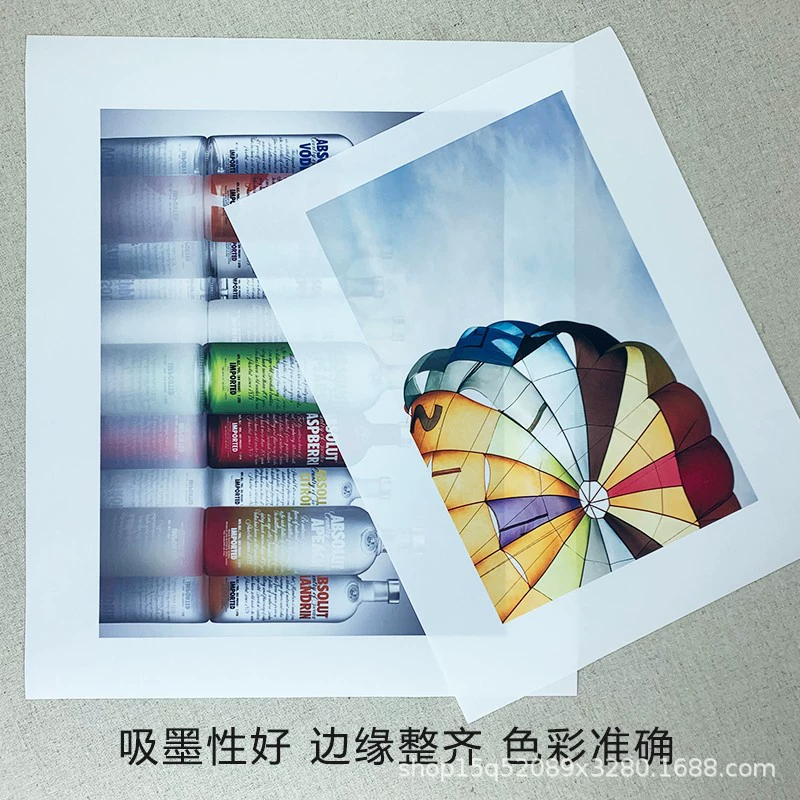 110g water-based fine grain photo cloth advertising graphic background printing paper inkjet cloth inkjet canvas wholesale