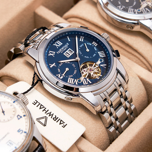 Mark Huafei watch men's mechanical watch high-end mechanical watch tourbillon hollow men's watch luxury watch