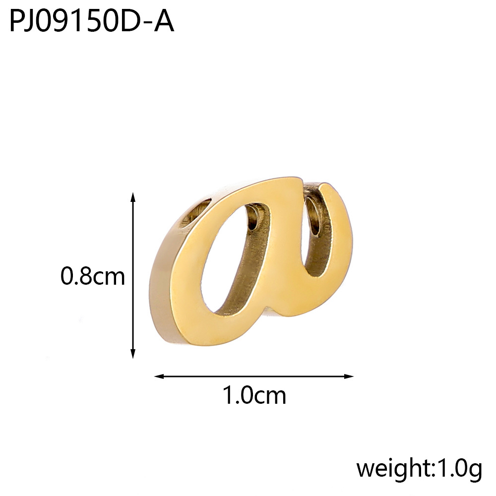 2g Weight Pendant, Chain Jewelry Making Type DIY Ornament Accessories Classification 1 Piece, 1 Set Quantity 304 Stainless Steel Material Letter Pattern All Seasons Season Polished Finish Plating Design Simple Style, Classic Style Style 1 Piece 1 Set 304 Stainless Steel Letter Polished Pendant Chain DIY Ornament Accessories 4