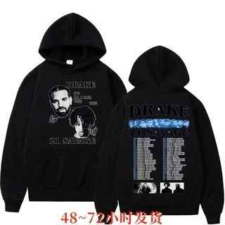 Rapper Drake Graphic Hoodie Men's and Women's Harajuku Hip H