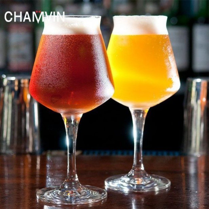 무연 크리스탈 양조 시원한 TEKU 맥주 유리 튤립 잔 흐린 IPA 맥주 유리 와인 잔