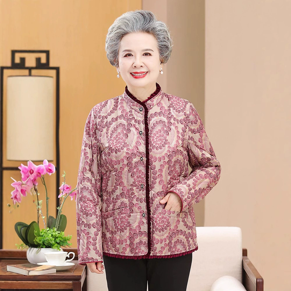 Мама куртка мама осенне-зимняя мама пуховик внутренний халат куртка пожилая мама пуховик женский