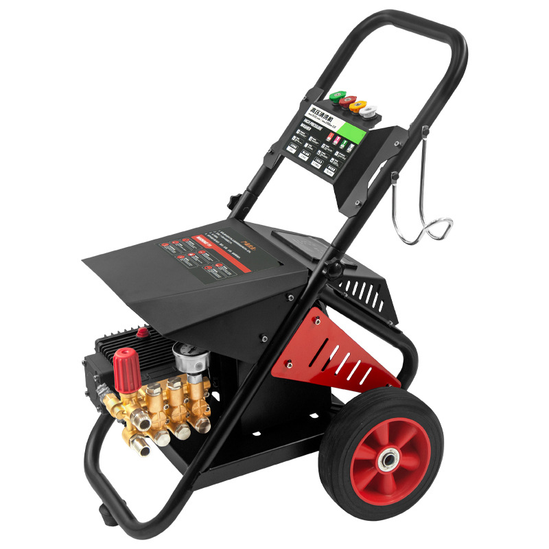 Máquina de limpieza de alta presión de conversión de frecuencia, lavadora de coches, lavadora de suelo de alta potencia 220v380v, pistola de agua comercial totalmente automática industrial