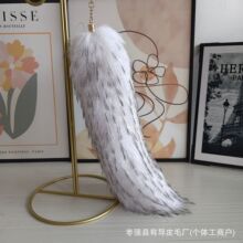 仿毛狐狸尾巴动漫挂件包包钥匙扣仿毛挂饰道具cos配饰尾巴毛毛