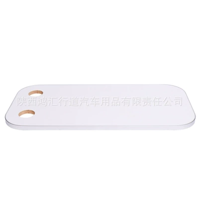 RV Solid Wood Table Board Aluminum Edge Table Camper Car Dining Table Various Colors Business Car Dining Table Table with Cup Holder (Car table board) - light-white