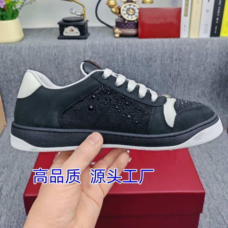 Leather white sneakers for leisure, for beloved, Collection Year 2025