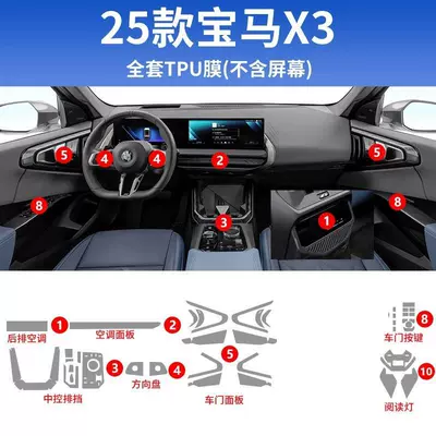 Modification Special Paint Car — Car interior film - 25-models-of-complete-film-set-excluding-screen