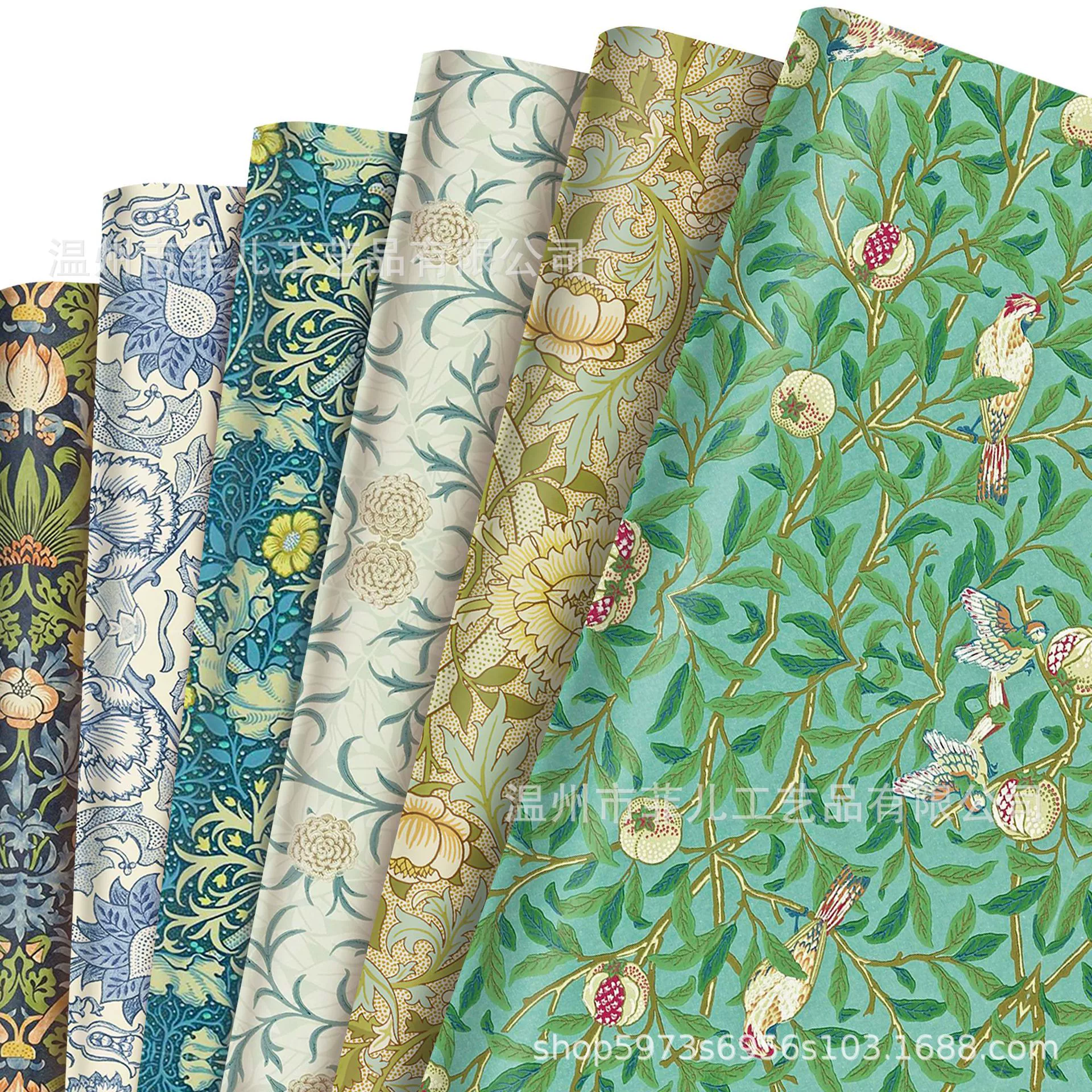 WZ127 Ретро узор подарок декоративная бумага праздничная вечеринка подарочная коробка бумага мосри узор наружная упаковка бумага