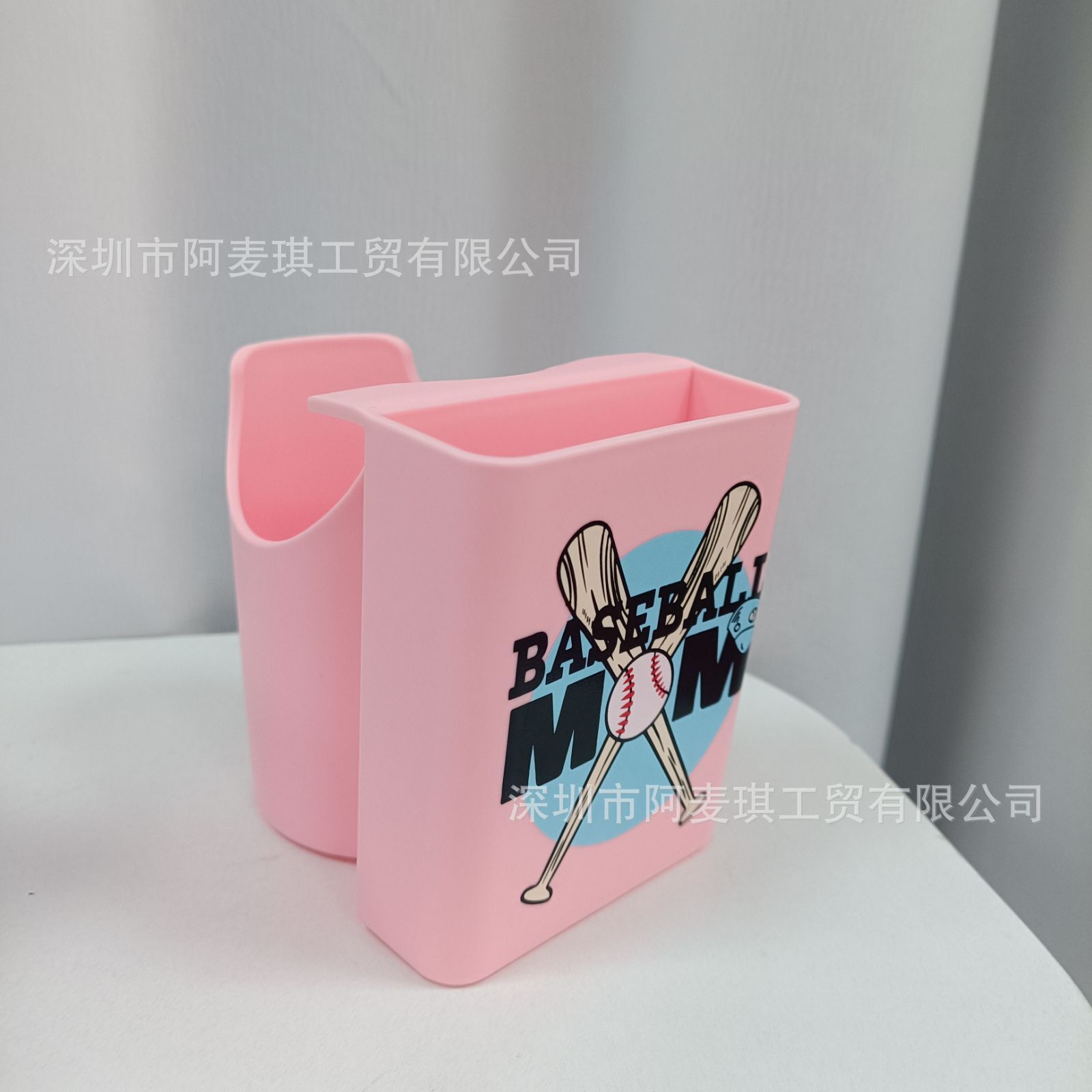 핑크색 겸용 걸이컵 휴대폰 박스