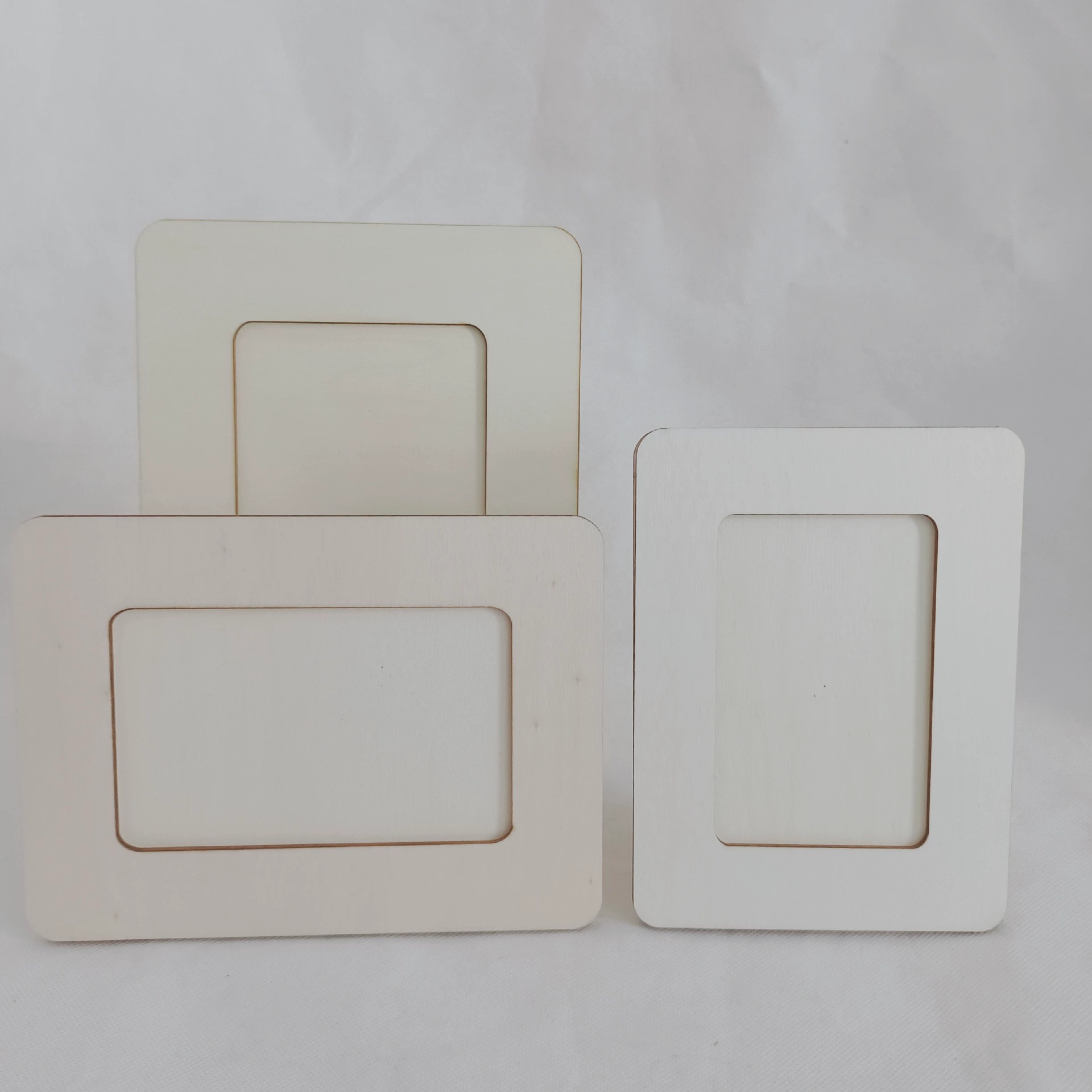 Детские развивающие игрушки ручной работы DIY Снежная грязь сверхлегкое Глиняное дерево 6 дюймов белая эмбриональная фоторамка