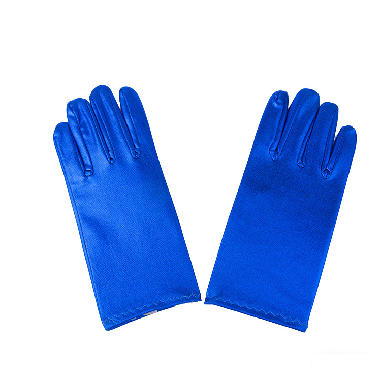 Guantes cortos de cuero sintético elástico estilo Harajuku oscuro, guantes de baile punk, guantes de cosplay, guantes de cuero al por mayor