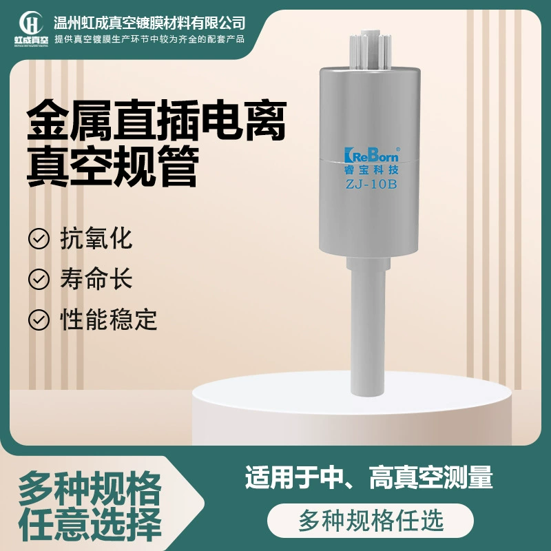 Chengdu Ruibao ZJ-10B вакуумметр с ионизацией металла, среднее вакуумное измерение, вакуумметр с прямым подключением и ионизацией