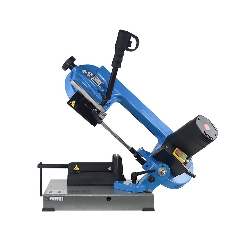 不锈钢管带锯机钢材小型家用45度角多功能带锯机方管手提切割机