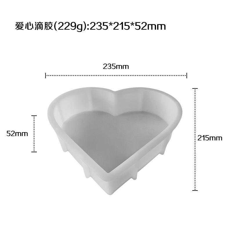 Cross-border DIY cristal epoxi molde de silicona grande cuerpo redondo seis lados decoración del cuerpo libro de escritorio archivo joyería herramienta abrasiva