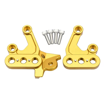 Motorcycle pedals — for Surron Light Bee - golden-set