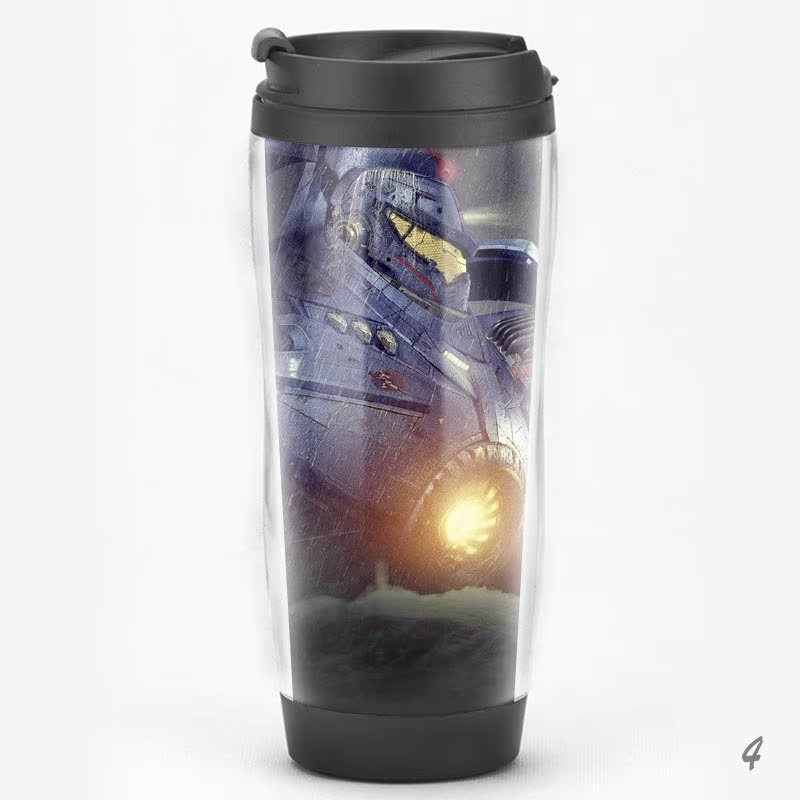 Pacific Rim 2 película de ciencia ficción perímetro peligroso vagabundo gitanos peligro regalo de regalo taza de agua
