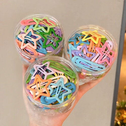 Dopamine Colorful Bangs Hair Clip Side Clip Fringe Hair Pin for Kids and Babies, Duckbill Hair Clip, Hair Accessory for Girls