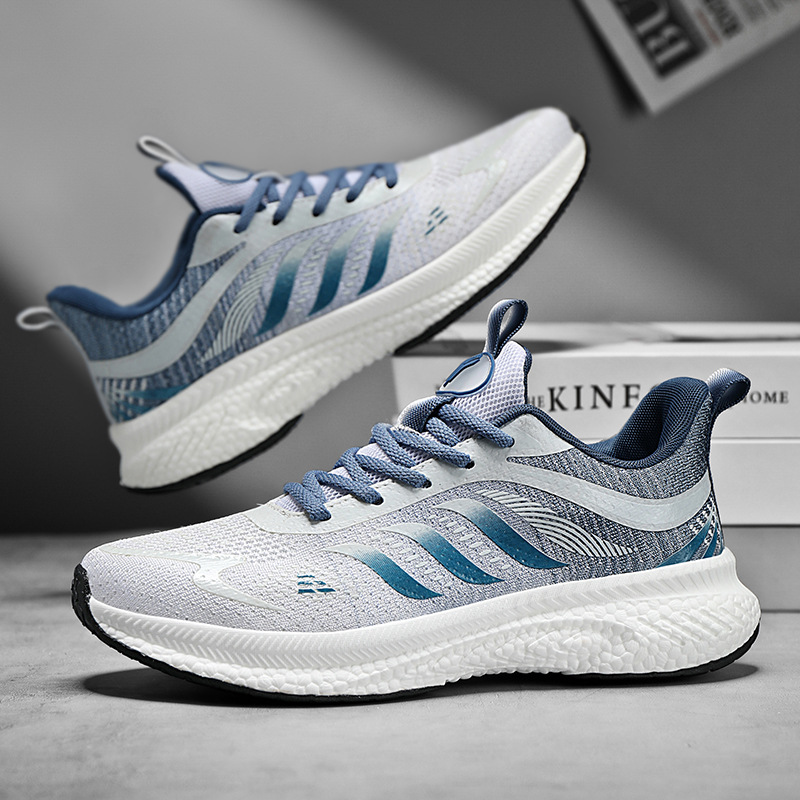 Men's new breathable mesh casual for spring and autumn seasons, youth soft sole running shoes, student lightweight_voghion.com