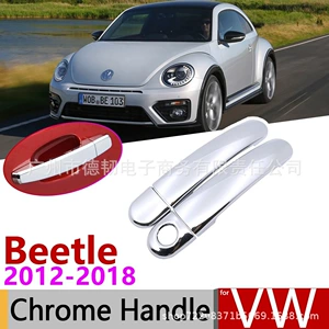 2012-2018 Volkswagen New Beetle üçün xrom tutacaq stikeri, elektrokaplama qapı tutacağı