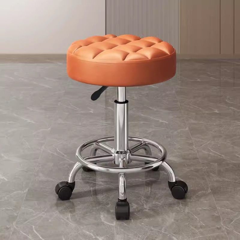 Taburete de belleza, polea de elevación rotativa, taburete de computadora, taburete de manicuría, taburete redondo, peluquería, silla giratoria, salón de peluquería especial