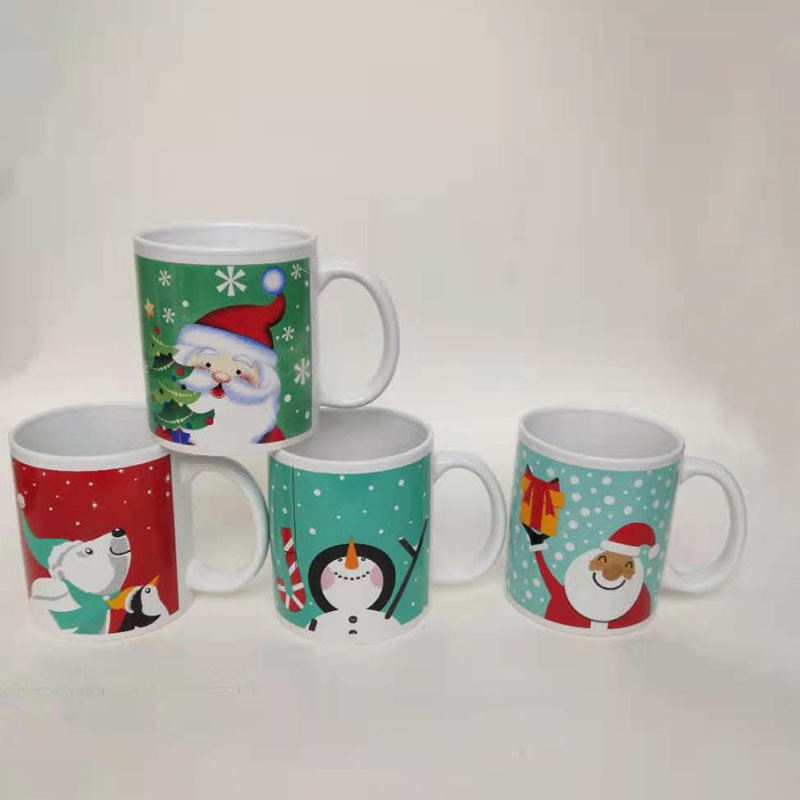 12OZ flor asada taza de cerámica recta taza de cerámica taza de agua creativa taza de leche taza de café al por mayor