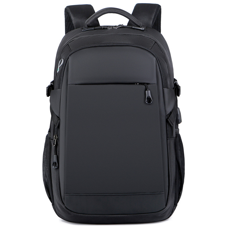 Business Backpack Men's Large Capacity USB Interface Computer Bag Anti-Theft Inner Pocket Printed Logo Business Backpack