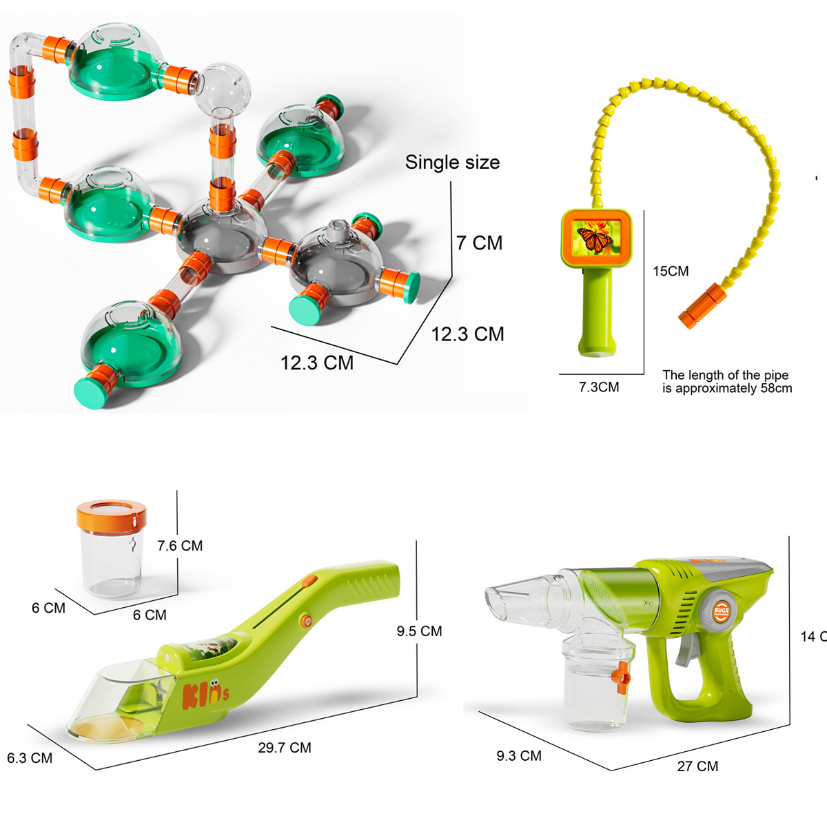 Stem Science Education Toys Are Suitable for Boys and Girls to Explore Nature, Capture Insects, Study Snails, and Pull Toys