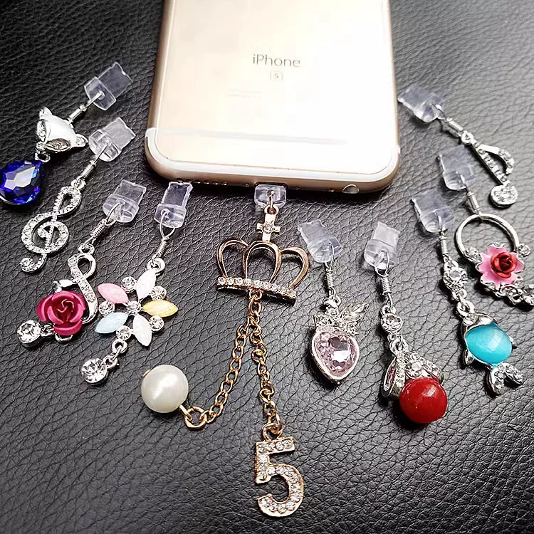 Внешняя торговля пылезащитный кулон Type-C зарядная пробка подходит для Apple Lightning с отверстиями DIY Android-брейк