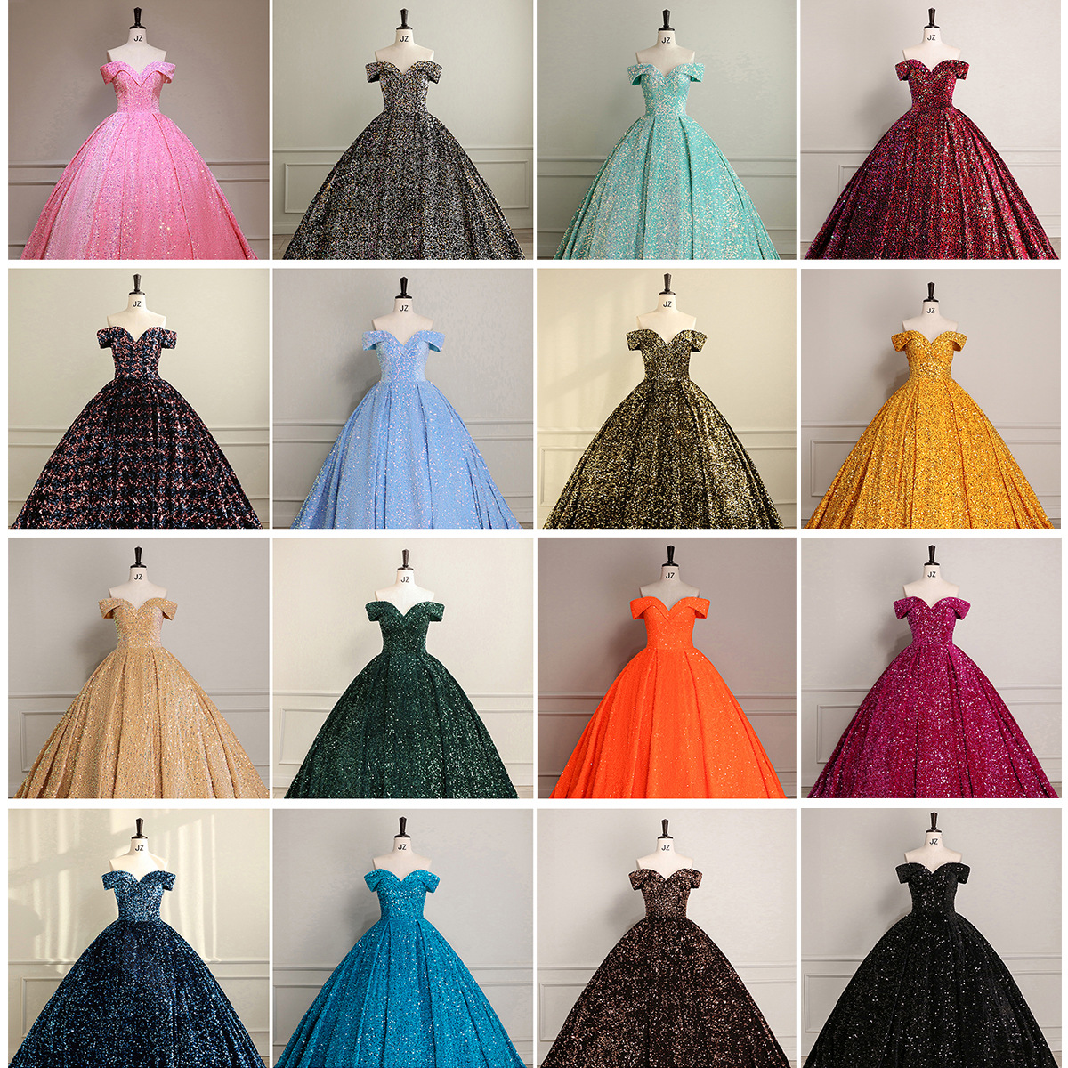 Brudekjoler præstationskostume brud tutu nederdel drømmende stjernehimmel en skulder bagkjole_voghion.com