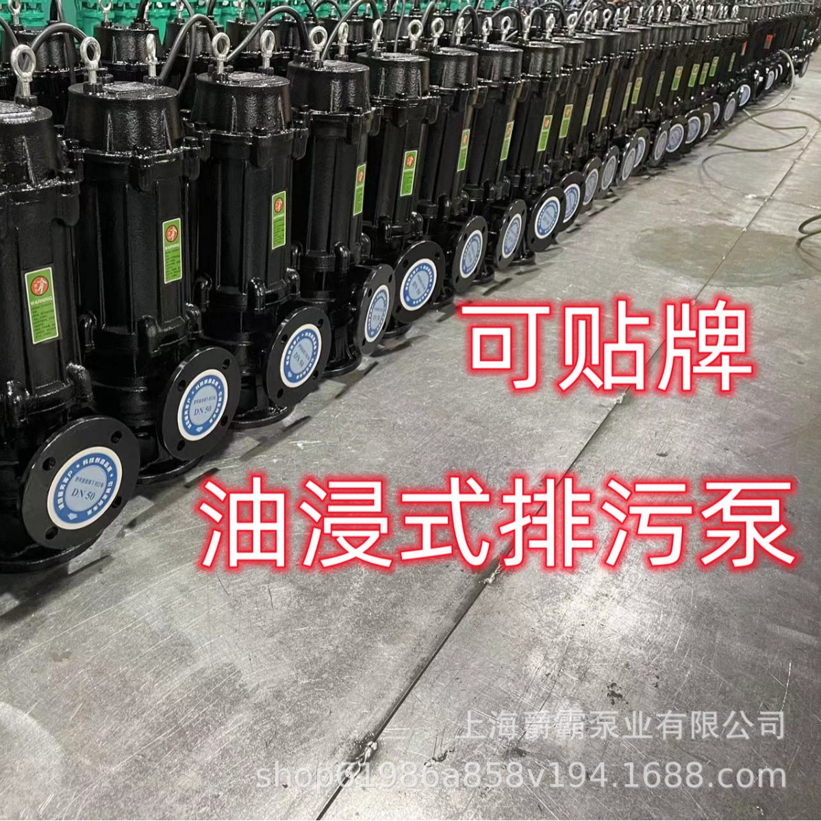 4KW油浸式排污泵流量大扬程高油浸电机效力更好散热快更耐用