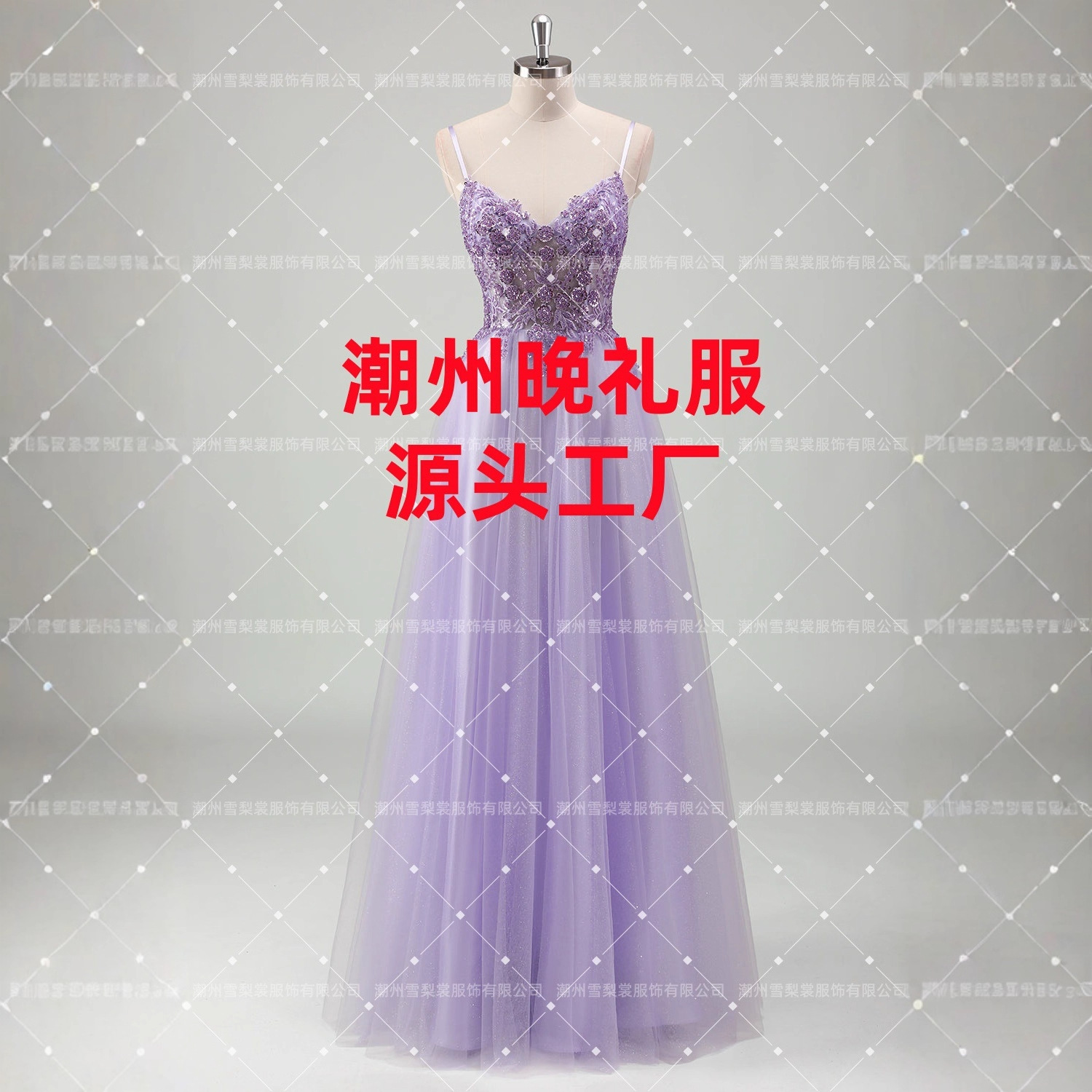 2025 Foreign Trade European Independent Station Cross-Border Amazon Evening Dress Suspender Style Prom Dinner Long Party Dress