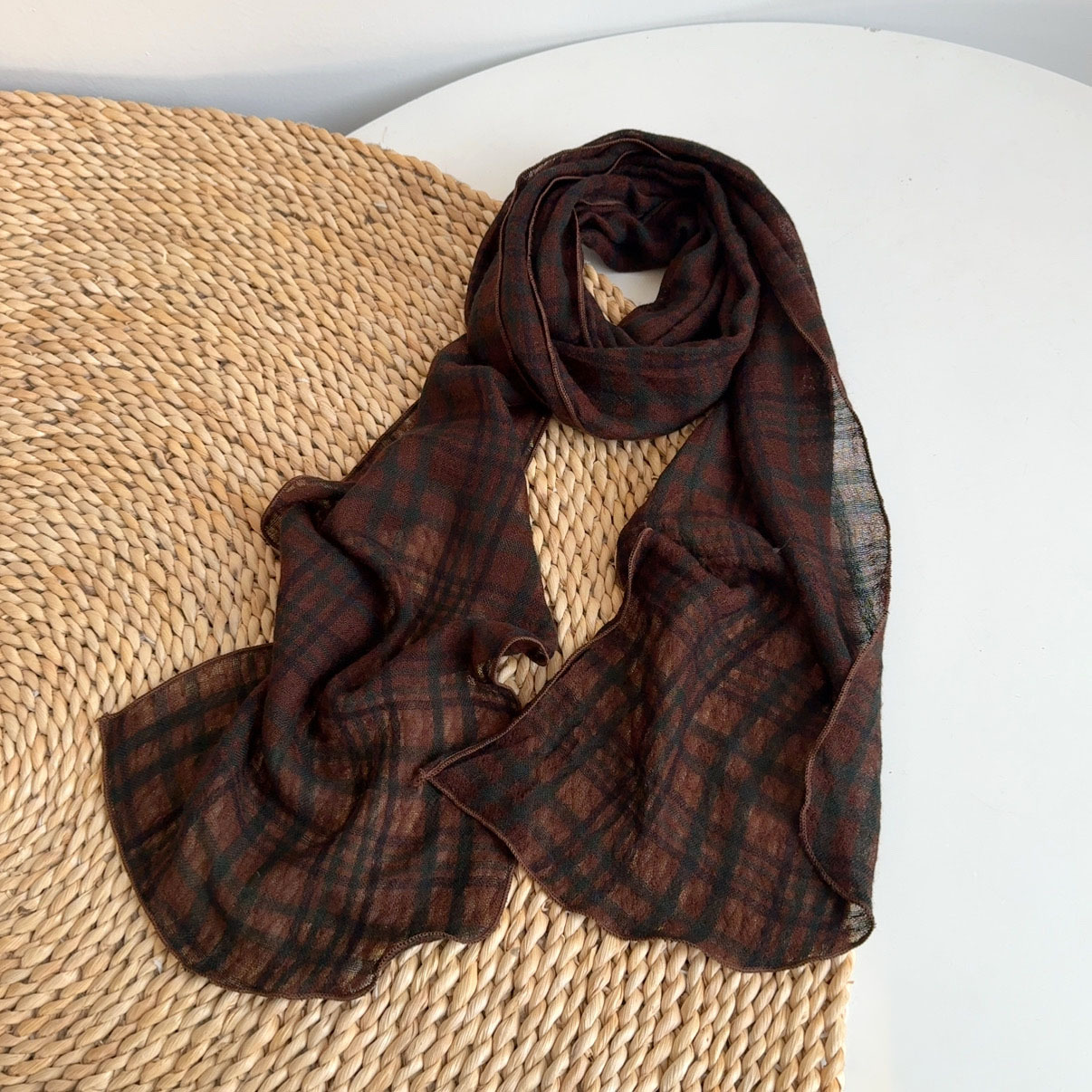 마오칭카 그린 그리드-고급 23*197cm