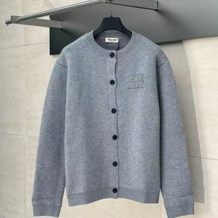 Correct Version of the Original Version 25Ss Autumn and Winter New Wool Velvet Gallery Cardigan Sweater for Men and Women, One Piece Drop Shipping