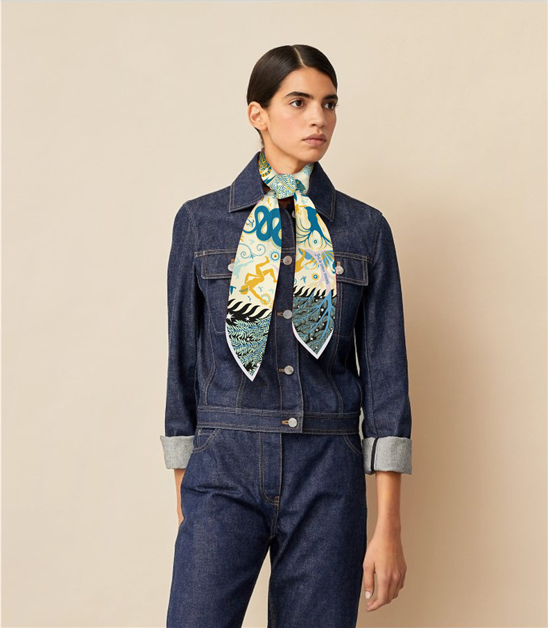 Scialle sottile da donna in twill di seta stampato in stile etnico, sciarpa alla moda per la mamma, sciarpa quadrata_voghion.com