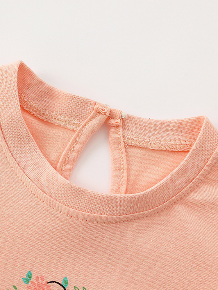 Malwee para niños de manga corta Camiseta traje europeo y americano de las niñas pantalones de media manga corta conjunto de dos piezas de estilo occidental conjunto al por mayor