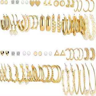 Серьги, модный набор, Amazon, 36 пар