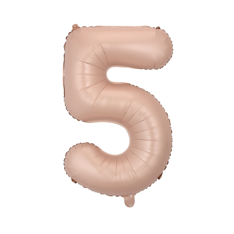 Versión americana verde digital flotante vacío globo de película de aluminio 32 pulgadas oro medio globo digital 34 pulgadas globo decoración al por mayor