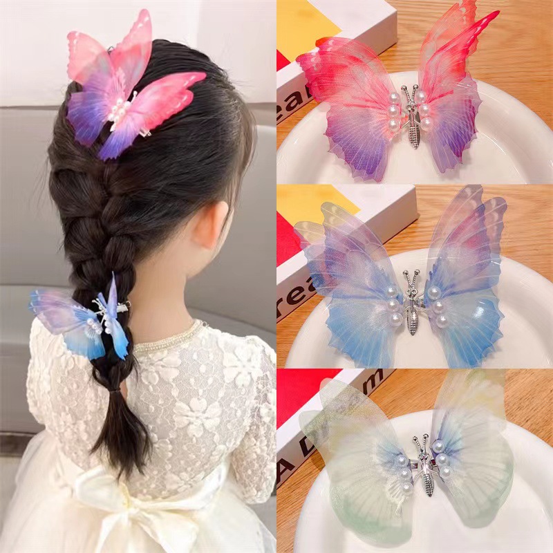 Sweet Butterfly Metal Hair Clip display picture 1