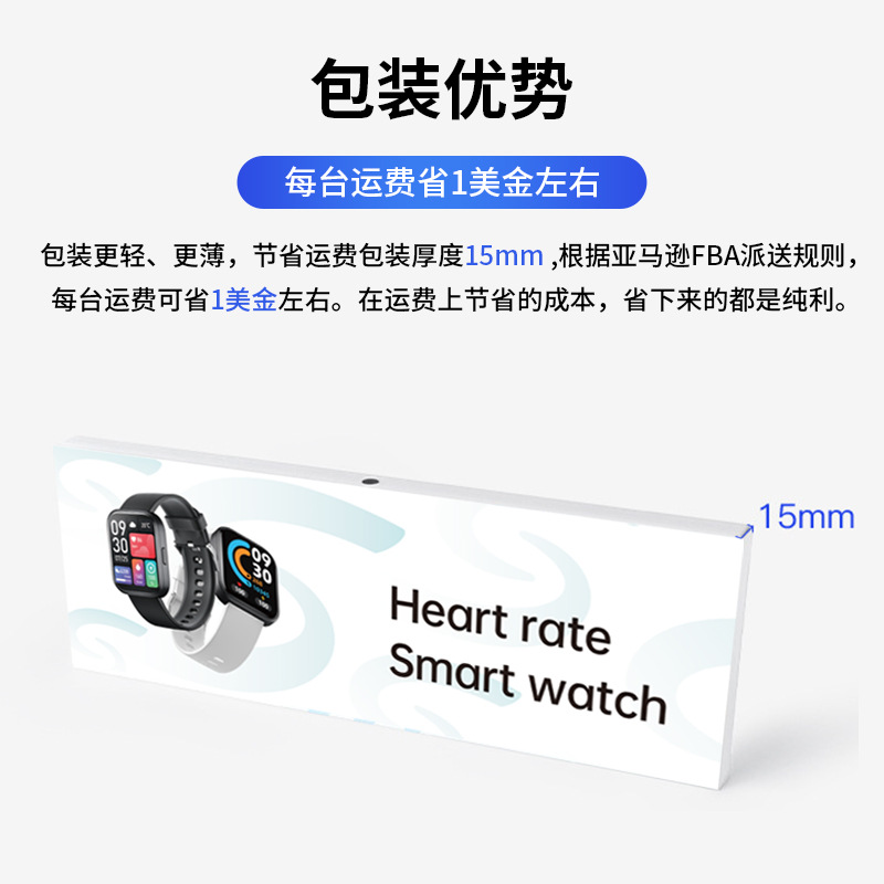 Runmefit GTS6 reloj inteligente de medición de la presión arterial reloj inteligente