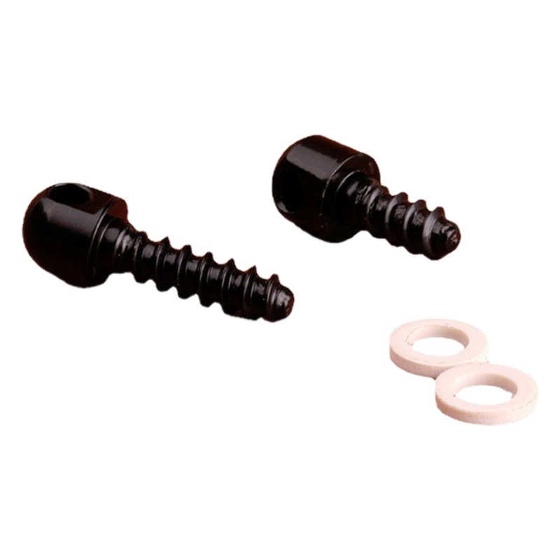 QD Tactical Wooden Screw Strap Ring Three Piece Fastener Screw Metal Strap Screw Butterfly Fastener