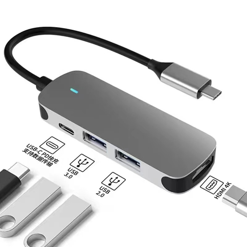 Tipo-c siete en uno muelle de expansión HDMI pantalla de proyección USB hub3.0 multi-función divisor Hub estación de acoplamiento