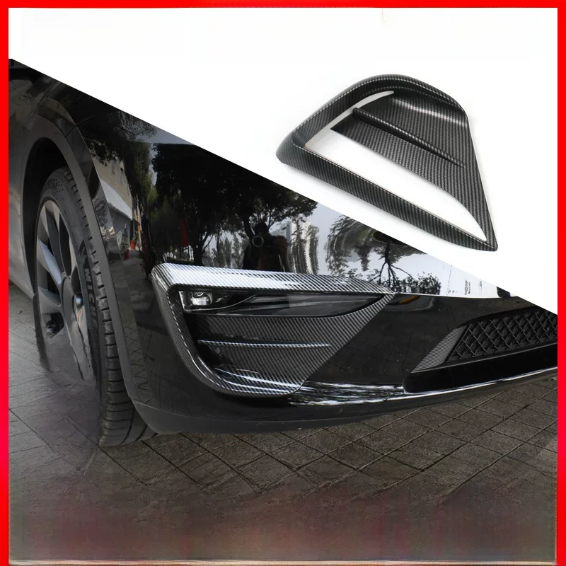 Compatible Tesla, modified decorations with accessories carbon fibre