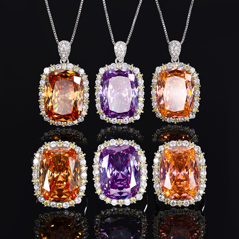 2024 nuevo estilo Zhuang Shengsheng joyería fondo de cobre chapado en oro simulación nido de pájaro corte color tesoro temperamento traje femenino 15*20