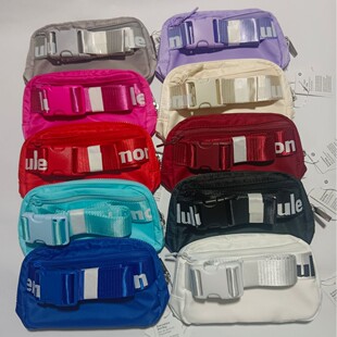 lulu2023 Explosions Sports Waist Bag Oblique Hanging Bag Outdoor Sports Running Bag Explosions