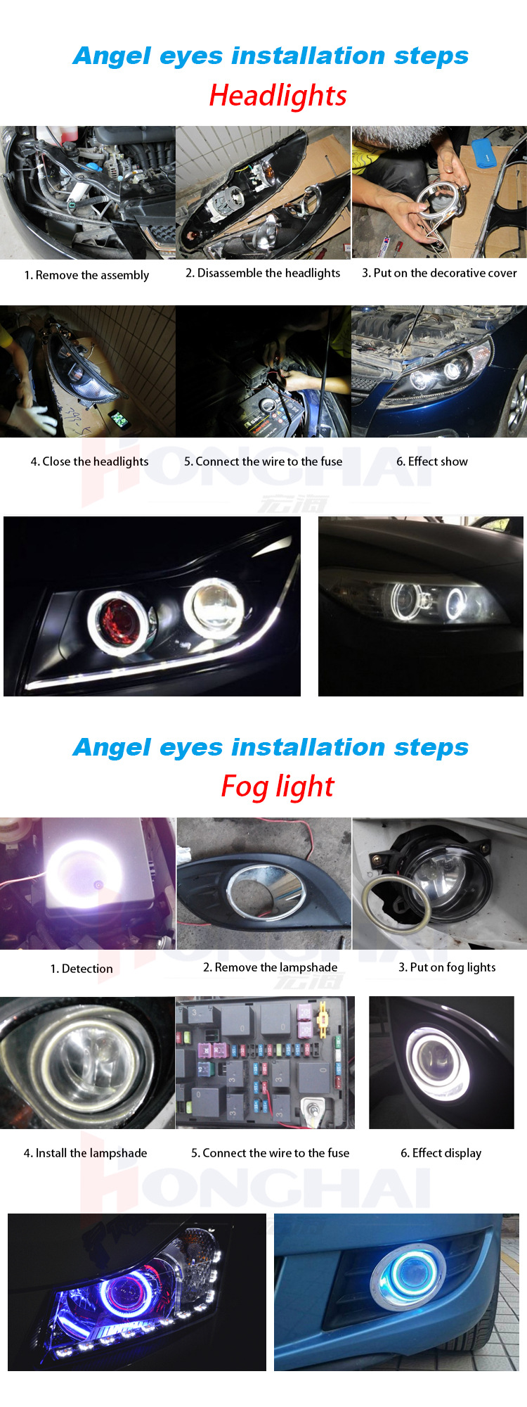 angel eyes how to put