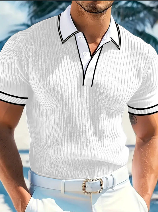 Amazon nuevo hombre polo camiseta de manga corta hombre comercio exterior verano nuevo hombre transfronterizo camiseta polo de manga corta hombre image 8