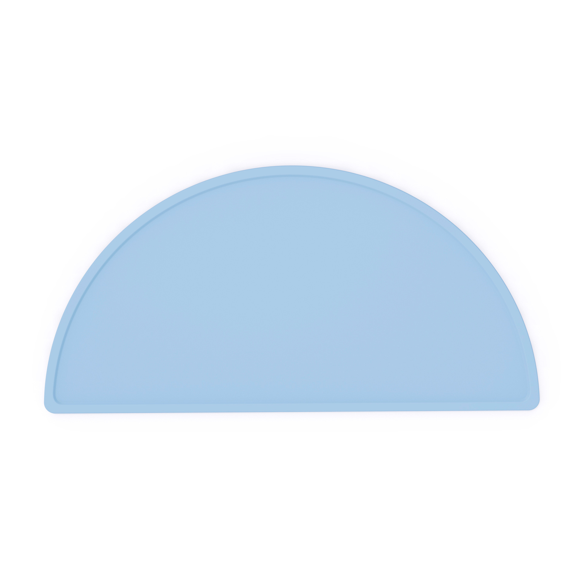 Manteles individuales de silicona para niños en forma de arco semi, manteles individuales de silicona antideslizantes y fáciles de limpiar, manteles individuales de silicona para estudiantes de dibujos animados