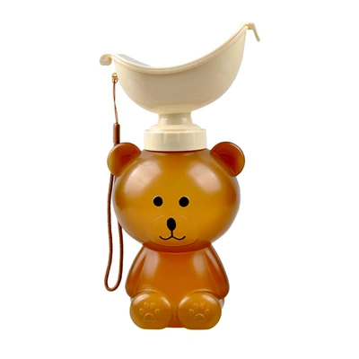 female baby urinal male – On-board emergency urine bag - new-big-brown-bear-style-opp-bag