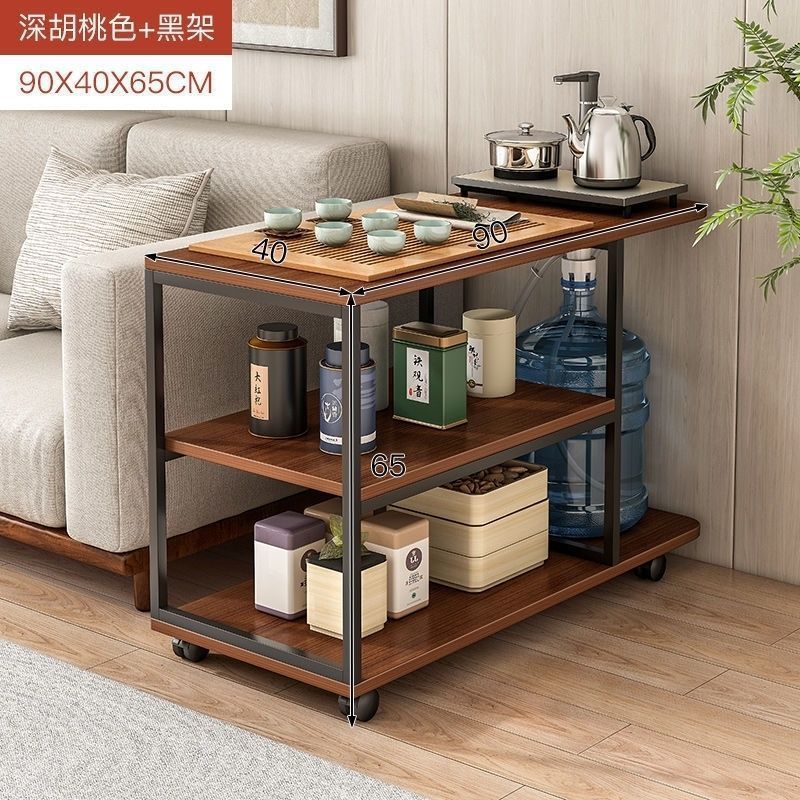 다크월넛 컬러 + 블랙 프레임 90*40*65cm